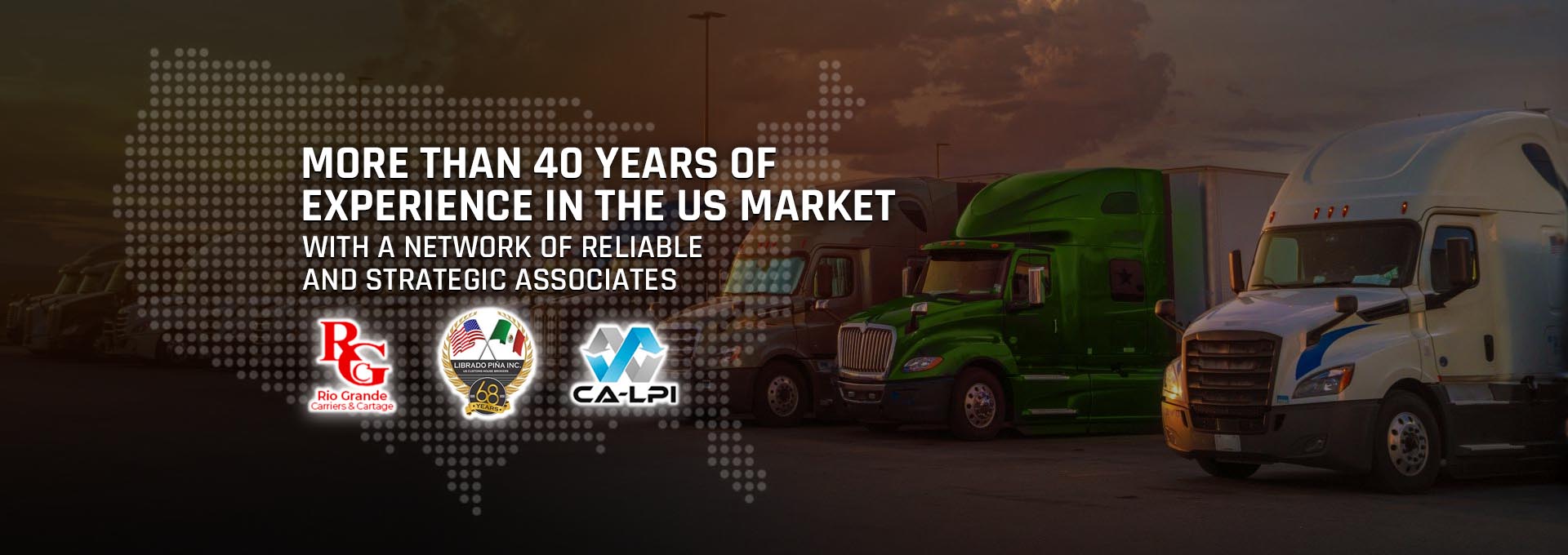 MORE THAN 40 YEARS OF EXPERIENCE IN THE US MARKET